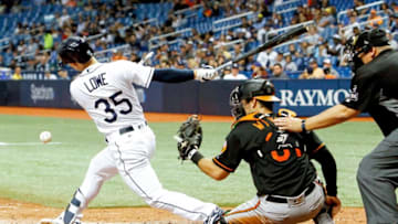 Brandon Lowe (Photo by Joseph Garnett Jr./Getty Images)