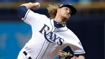 ST. PETERSBURG, FL - SEPTEMBER 15: Ryne Stanek #55 of the Tampa Bay Rays throws in the first inning of a baseball game against the Oakland Athletics at Tropicana Field on September 15, 2018 in St. Petersburg, Florida. (Photo by Mike Carlson/Getty Images)