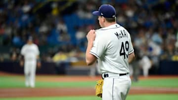 Brendan McKay of the Tampa Bay Rays (Photo by Julio Aguilar/Getty Images)