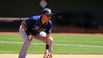 Yoshi Tsutsugo Tampa Bay Rays (Photo by Daniel Shirey/Getty Images)