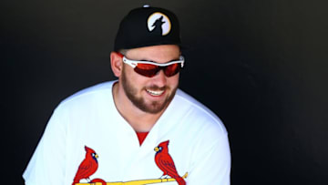 Oct 11, 2016; Glendale, AZ, USA; Glendale Desert Dogs pitcher Austin Gomber of the St. Louis Cardinals during an Arizona Fall League game against the Scottsdale Scorpions at Camelback Ranch. Mandatory Credit: Mark J. Rebilas-USA TODAY Sports