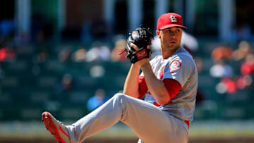 ATLANTA, GA - SEPTEMBER 19: Jack Flaherty #32 of the St. Louis Cardinals during the first inning against the Atlanta Braves at SunTrust Park on September 19, 2018 in Atlanta, Georgia. (Photo by Daniel Shirey/Getty Images)