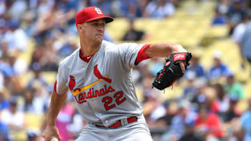 LOS ANGELES, CA - AUGUST 07: Jack Flaherty #22 of the St. Louis Cardinals pitches in the second inning of the game against the Los Angeles Dodgers at Dodger Stadium on August 7, 2019 in Los Angeles, California. (Photo by Jayne Kamin-Oncea/Getty Images)