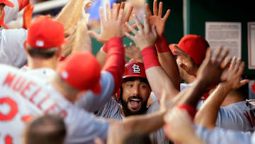 KANSAS CITY, MO - AUGUST 07: Matt Carpenter