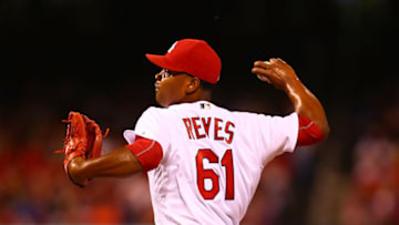 ST. LOUIS, MO - SEPTEMBER 13: Reliever Alex Reyes