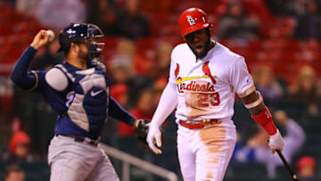 ST. LOUIS, MO - APRIL 9: Marcell Ozuna
