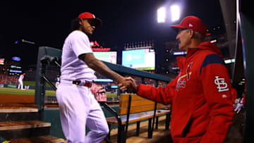 ST. LOUIS, MO - APRIL 10: Pitching coach Mike Maddux