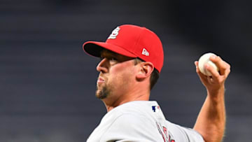 PITTSBURGH, PA - APRIL 28: Luke Gregerson #44 of the St. Louis Cardinals pitches during the seventh inning against the Pittsburgh Pirates at PNC Park on April 28, 2018 in Pittsburgh, Pennsylvania. (Photo by Joe Sargent/Getty Images)