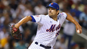 Brad Hand #52 of the New York Mets in action against the New York Yankees during a game at Citi Field on September 12, 2021 in New York City. (Photo by Rich Schultz/Getty Images)