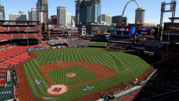 ST LOUIS, MISSOURI - OCTOBER 07: A general view prior to game four of the National League Division Series between the Atlanta Braves and the St. Louis Cardinals at Busch Stadium on October 07, 2019 in St Louis, Missouri. (Photo by Scott Kane/Getty Images)