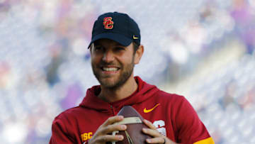USC football QB coach Graham Harrell. (Alicia de Artola/Reign of Troy)