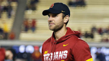 USC footballl offensive coordinator Graham Harrell. (Alicia de Artola/Reign of Troy)