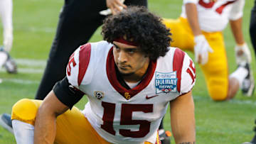 USC football safety Talanoa Hufanga. (Michael Castillo/Reign of Troy)