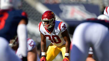 USC football running back Markese Stepp. (John McGillen via USC Athletics)