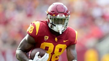 USC football tight end Daniel Imatorbhebhe. (Harry How/Getty Images)