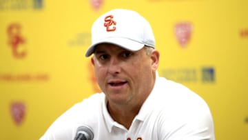 USC football head coach Clay Helton. (Sean M. Haffey/Getty Images)
