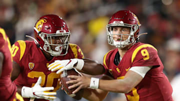 USC football players. (Meg Oliphant/Getty Images)