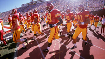 USC football players in 1989. (Bernstein Associates/Getty Images)