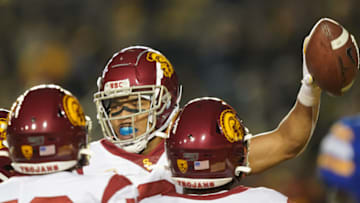 USC football receiver Amon-Ra St. Brown. (Thearon W. Henderson/Getty Images)