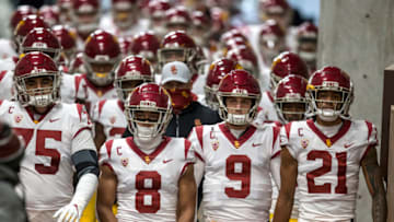 USC football players. (Chris Gardner/Getty Images)