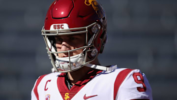 USC football quarterback Kedon Slovis. (Christian Petersen/Getty Images)