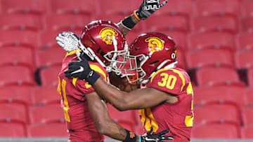 USC football receiver Tyler Vaughns. (Jayne Kamin-Oncea-USA TODAY Sports)