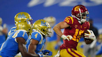 USC football receiver Drake London. (Kirby Lee-USA TODAY Sports)