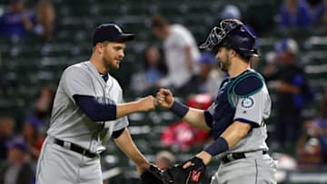Justin Grimm, Seattle Mariners (Photo by Richard Rodriguez/Getty Images)