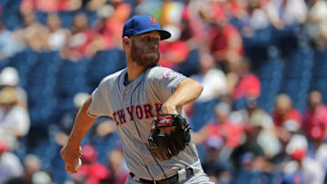 PHILADELPHIA, PA - JUNE 27: Starting pitcher Zack Wheeler #45 of the New York Mets throws a pitch in the first inning during a game against the Philadelphia Phillies at Citizens Bank Park on June 27, 2019 in Philadelphia, Pennsylvania. (Photo by Hunter Martin/Getty Images)