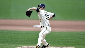 Justin Grimm, Milwaukee Brewers (Photo by Stacy Revere/Getty Images)