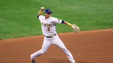 Luis Urias, Milwaukee Brewers (Photo by Dylan Buell/Getty Images)
