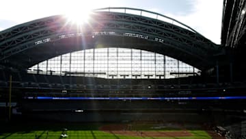MILWAUKEE, WISCONSIN - SEPTEMBER 25: General view of the stadium prior to the start of the game at American Family Field on September 25, 2021 in Milwaukee, Wisconsin. Brewers defeated the Mets 2-1. (Photo by John Fisher/Getty Images)
