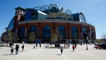 MILWAUKEE, WI - APRIL 06: A general view of Miller Park on Opening Day before the St. Louis Cardinals play against the Milwaukee Brewers on April 06, 2012 in Milwaukee, Wisconsin. (Photo by Mike McGinnis/Getty Images)