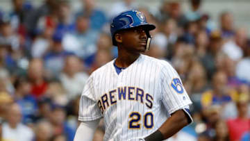 MILWAUKEE, WI - JULY 28: Lewis Brinson