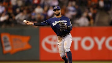 SAN FRANCISCO, CA - JUNE 14: Short stop Jonathan Villar