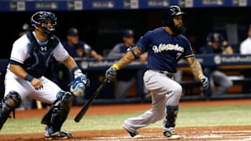 ST. PETERSBURG, FL - AUGUST 4: Eric Thames