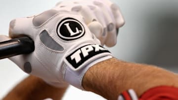 MILWAUKEE - JUNE 04: A general view of gloves taken during the game between the Milwaukee Brewers and the Arizona Diamondbacks on June 4, 2008 at Miller Park in Milwaukee, Wisconsin. (Photo by Jonathan Daniel/Getty Images)