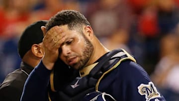 PHILADELPHIA, PA - JULY 21: Catcher Manny Pina