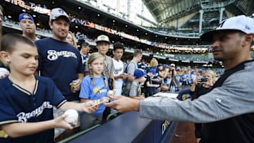 MILWAUKEE, WI - AUGUST 12: Carlos Torres