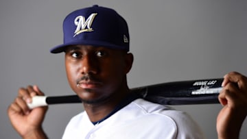 MARYVALE, AZ - FEBRUARY 22: Lewis Brinson