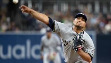 SAN DIEGO, CA - MARCH 30: Jhoulys Chacin