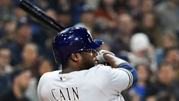 SAN DIEGO, CA - MARCH 30: Lorenzo Cain