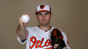 SARASOTA, FL - FEBRUARY 20: Pitcher Alec Asher