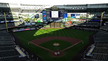 MILWAUKEE, WISCONSIN - JULY 17: A general view of Miller Park during Summer Workouts for the Milwaukee Brewers on July 17, 2020 in Milwaukee, Wisconsin. (Photo by Stacy Revere/Getty Images)