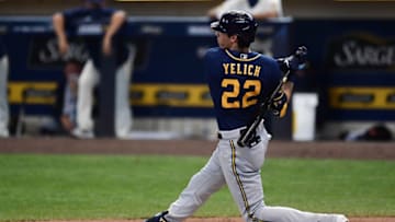 Christian Yelich, Milwaukee Brewers (Photo by Stacy Revere/Getty Images)
