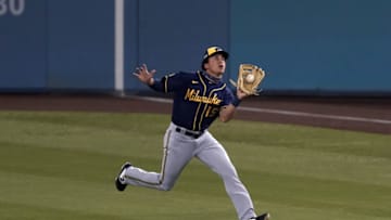 Tyrone Taylor, Milwaukee Brewers Mandatory Credit: Kirby Lee-USA TODAY Sports