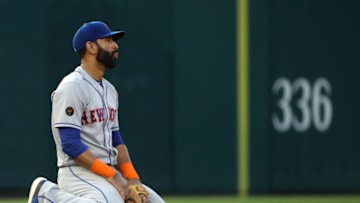 WASHINGTON, DC - JULY 31: Jose Bautista #11 of the New York Mets reacts against the Washington Nationals during the second inning at Nationals Park on July 31, 2018 in Washington, DC. (Photo by Patrick Smith/Getty Images)