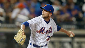 NEW YORK, NY - AUGUST 06: Jerry Blevins #39 of the New York Mets in action against the Cincinnati Reds at Citi Field on August 6, 2018 in the Flushing neighborhood of the Queens borough of New York City. The Mets defeated the Reds 6-4. (Photo by Jim McIsaac/Getty Images)