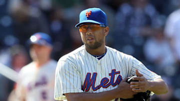NEW YORK, NY - MAY 05: Francisco Rodriguez #75 of the New York Mets looks on in the ninth inning after loading the bases against the San Francisco Giants on May 5, 2011 at Citi Field in the Flushing neighborhood of the Queens borough of New York City. The Mets defeated the Giants 5-2. (Photo by Jim McIsaac/Getty Images)