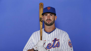 PORT ST. LUCIE, FLORIDA - FEBRUARY 21: Tomas Nido #3 of the New York Mets poses for a photo on Photo Day at First Data Field on February 21, 2019 in Port St. Lucie, Florida. (Photo by Michael Reaves/Getty Images)